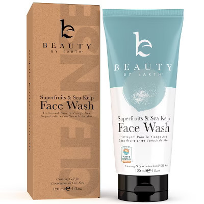 Beauty by Earth Superfruits and Sea Kelp Face Wash | Target