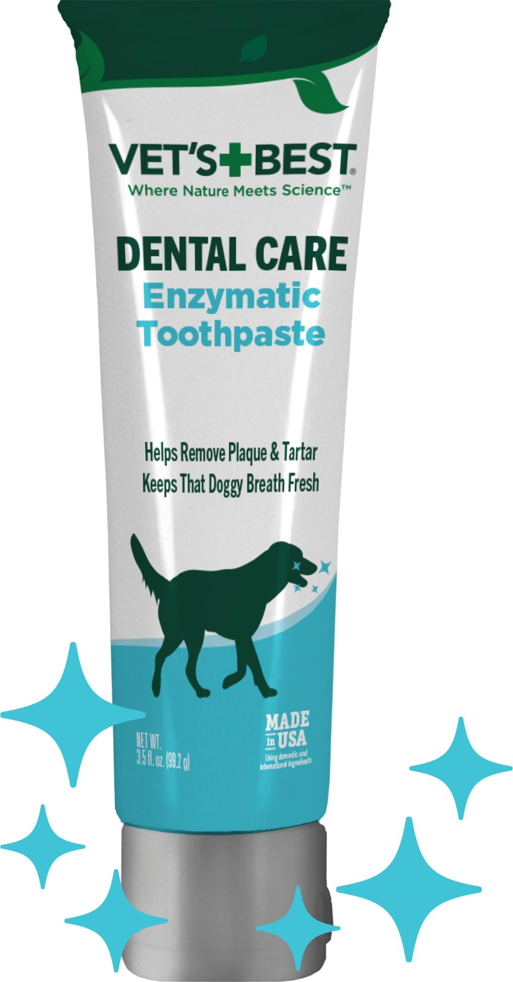 Vet’s Best Enzymatic Dog Toothpaste – Vet Formulated Dental Gel for Teeth Cleaning, Fresh Bre... | Amazon (US)