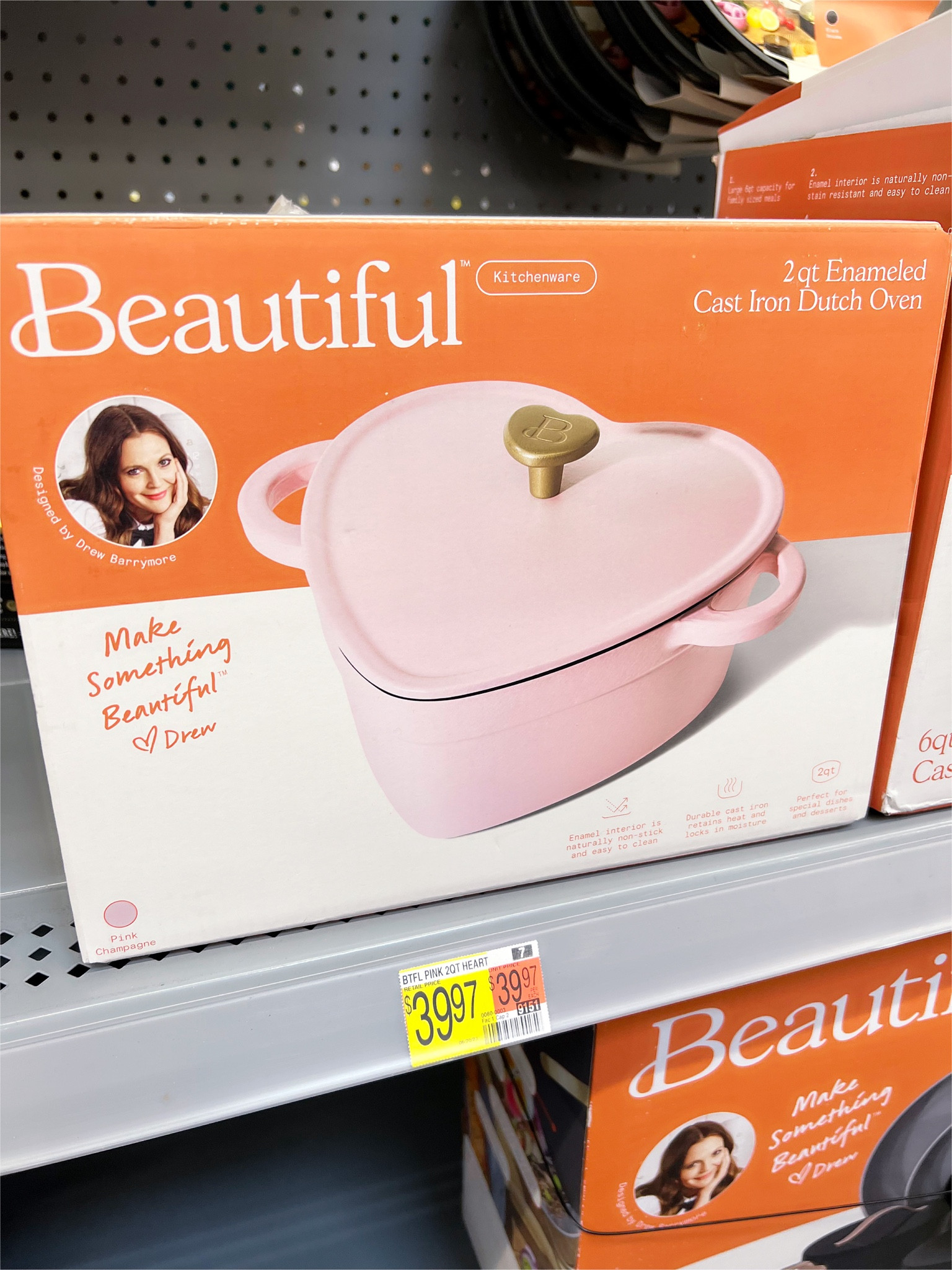 For my Pink Lovers 💕 

She’s IN STOCK! 

#pink #heart #cooking #kitchen #beautiful #walmart #walmartexclusive #walmarthome #walmartfinds #castiron #dutchoven #champagne #drewbarrymore 

#LTKSeasonal #LTKGiftGuide #LTKhome