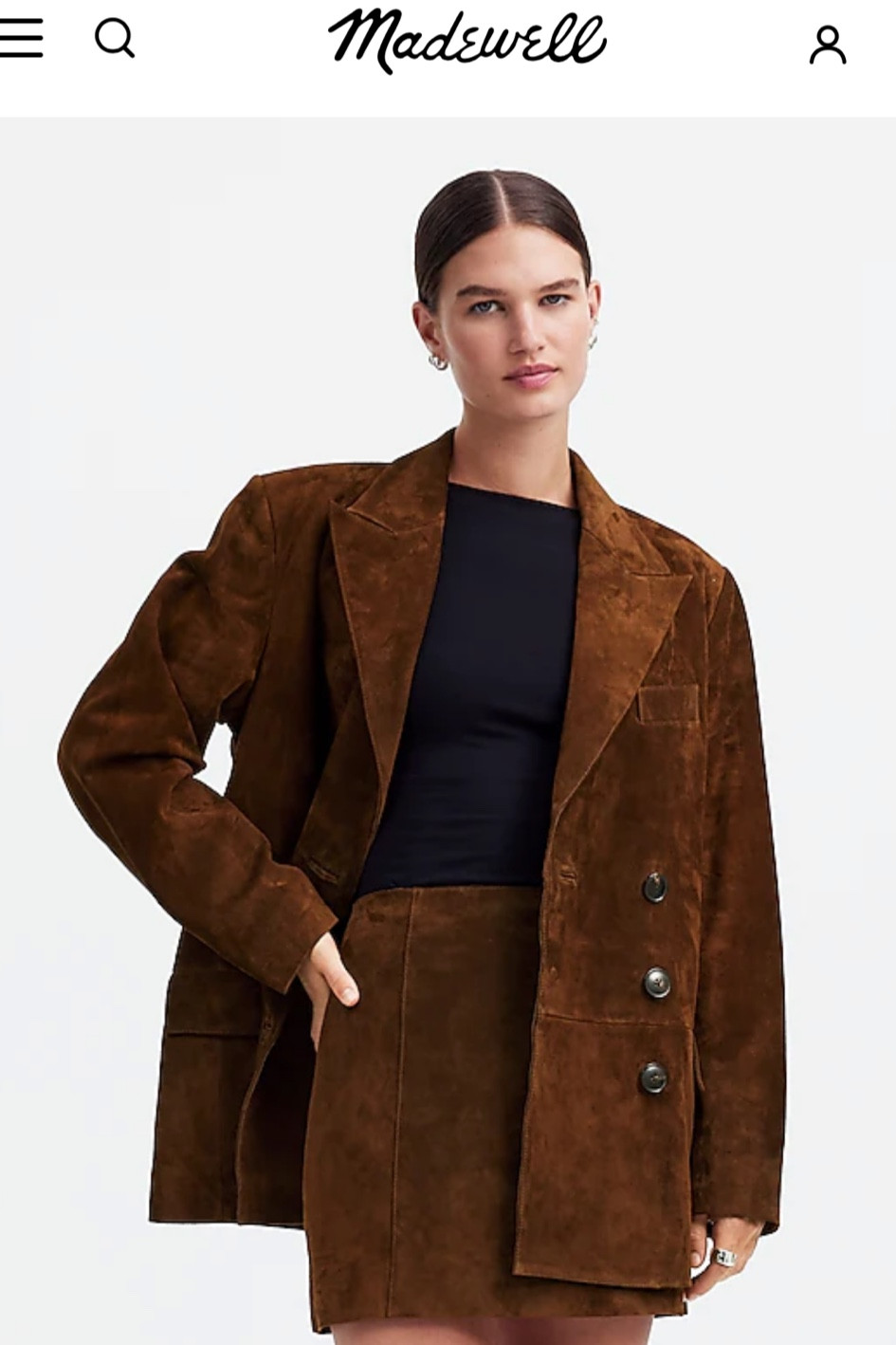 Madewell Alexa Chung for Double Breasted Blazer in Suede back in stock 

#LTKFallSale 

#LTKStyleTip #LTKSeasonal