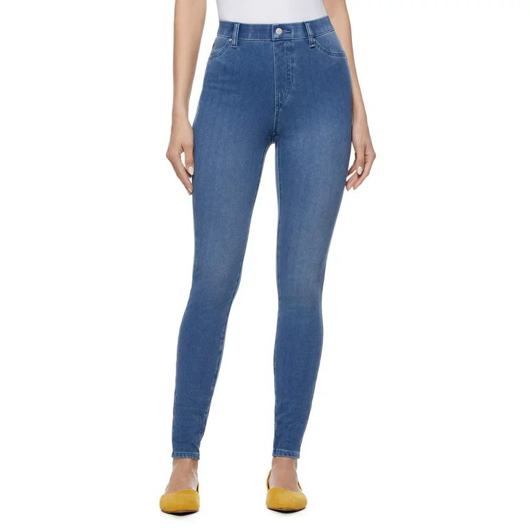 Time and Tru Women's High Rise Jeggings | Walmart (US)