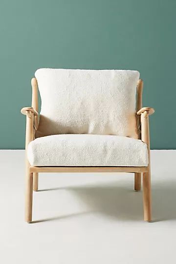 Linen Cane Chair | Anthropologie (US)