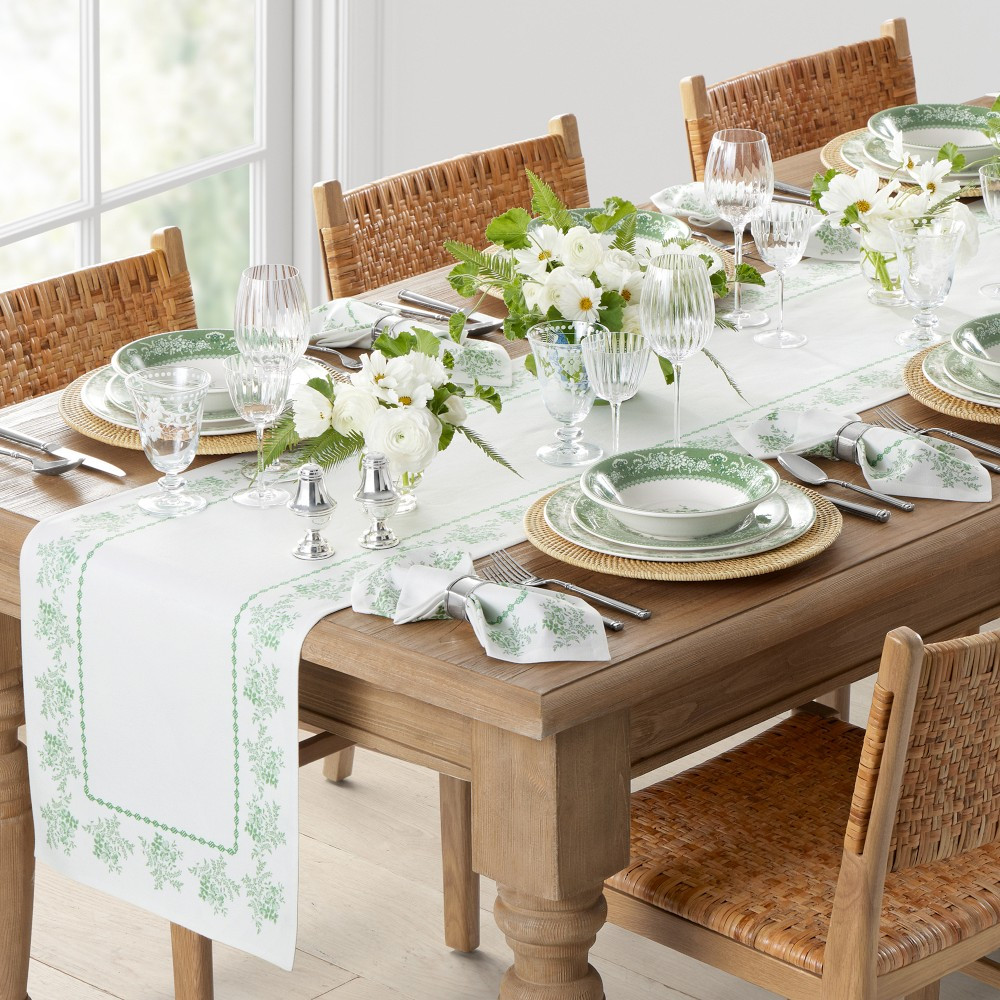 English Floral Table Runner | Williams-Sonoma