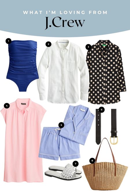 What I’m Loving from J.Crew! 40% off sitewide now through 4/1. 

#LTKswim #LTKstyletip #LTKmidsize