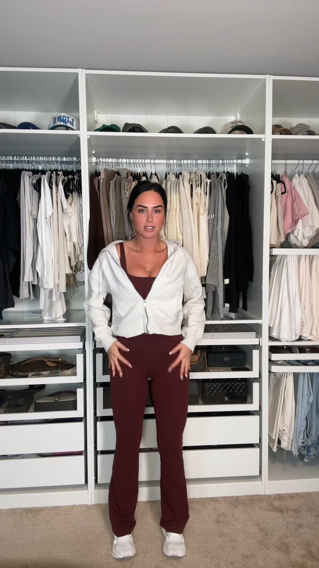 Workout OOTD ♥️

I’m wearing a size small jacket & tank, size xs pants 

#LTKShoeCrush #LTKWatchNow #LTKActive