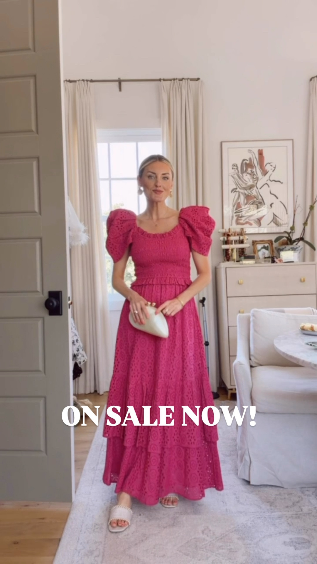 This pink maxi dress from my collection with Cleobella is on major sale! It’s a dress you can wear for years - the quality of this brand is so good! Wearing XS!

Loverly Grey, Cleobella, summer dress, maxi dress, Shopbop, vacation looks, resort wear 

#LTKSeasonal #LTKSaleAlert