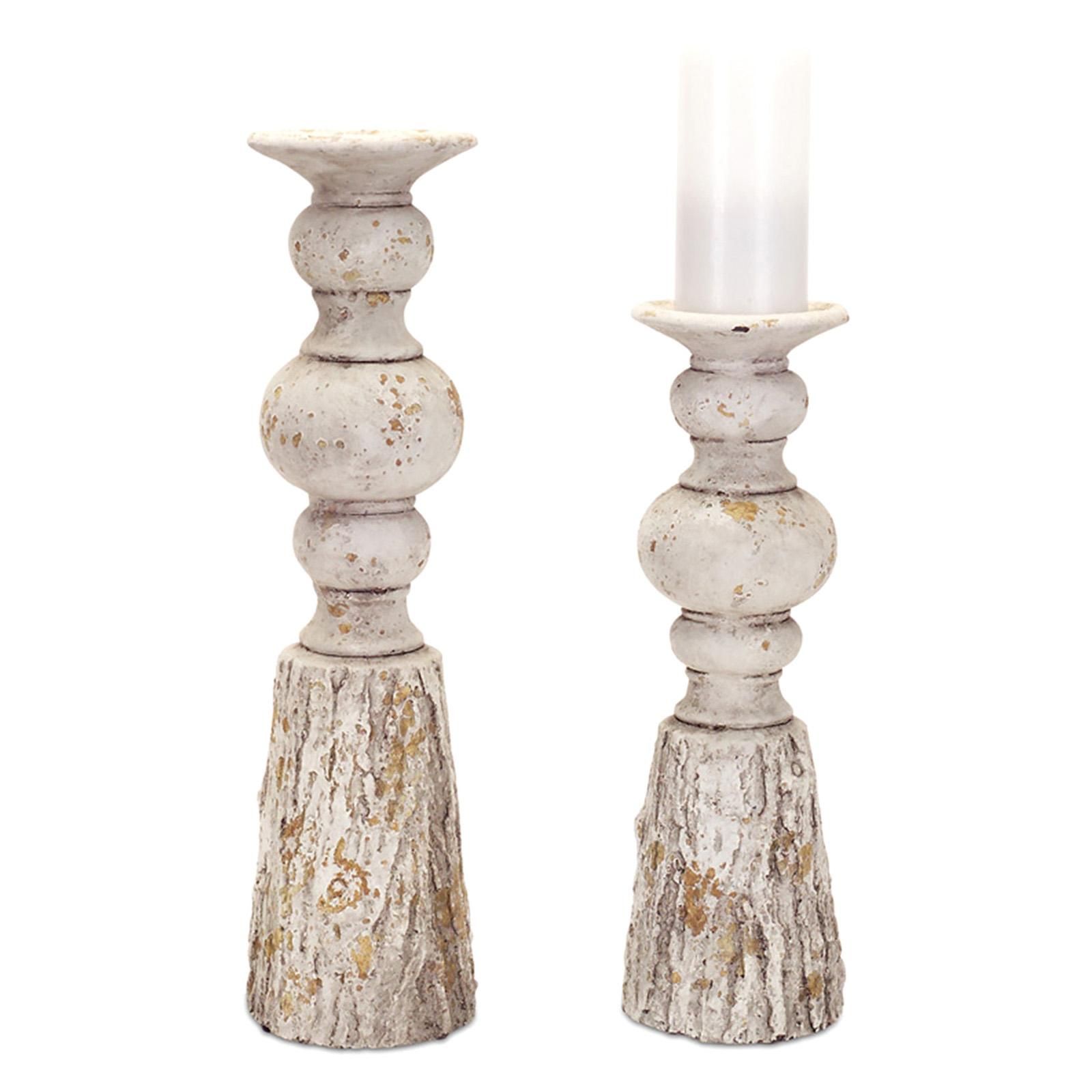 Melrose International Log Candle Holder | Hayneedle