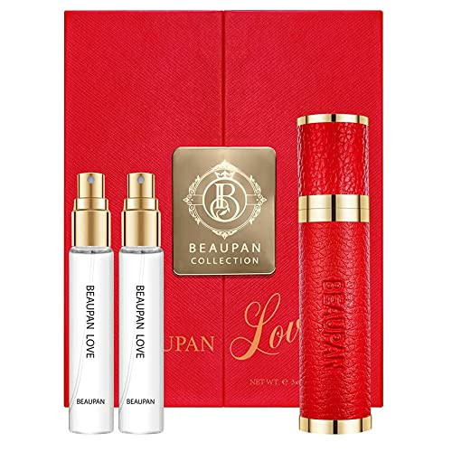 BEAUPAN Perfume, Personal Fragrance, Long Lasting Travel Size for Women, Set of 3 x 0.34 fl. oz. (10ml), Vanilla, Cedar, Rose, Ylang | Amazon (US)