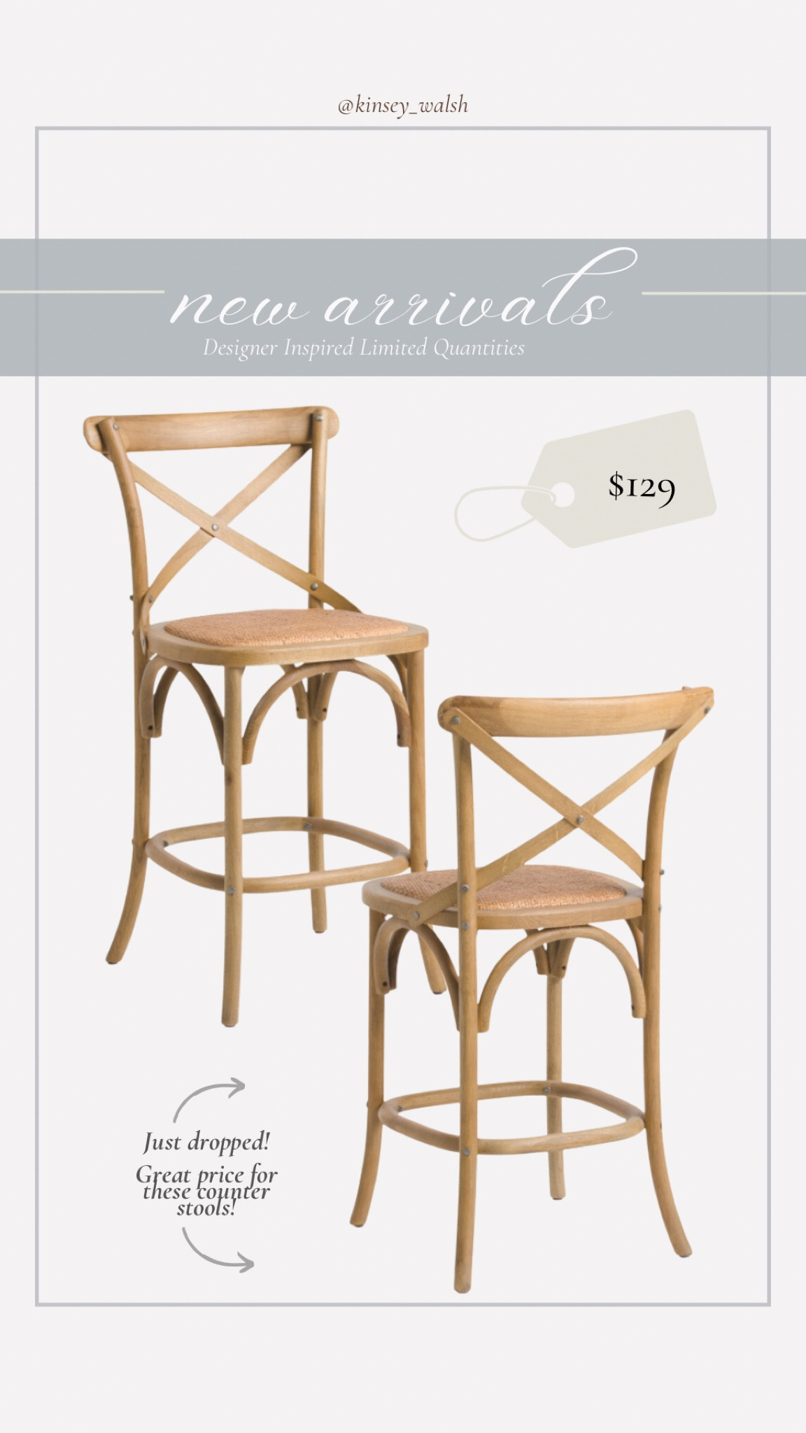 Affordable counter stools on sale, farmhouse, traditional word, counter, stools, designer, look for less designer, inspired, find on sale, designer, Duke, furniture, affordable, dining room, furniture, TJ Maxx, HomeGoods, marshals

#LTKhome #LTKstyletip #LTKfamily
