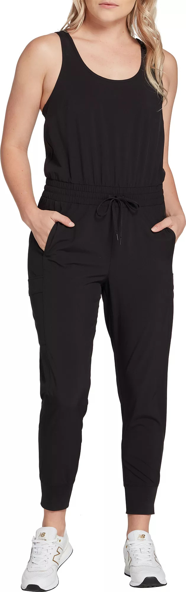CALIA by Carrie Underwood Women's Cargo Pocket Jumpsuit, Medium, Black | Dick's Sporting Goods