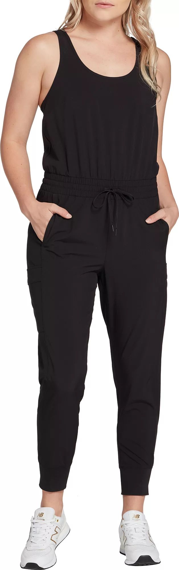 CALIA by Carrie Underwood Women's Cargo Pocket Jumpsuit, Medium, Black | Dick's Sporting Goods
