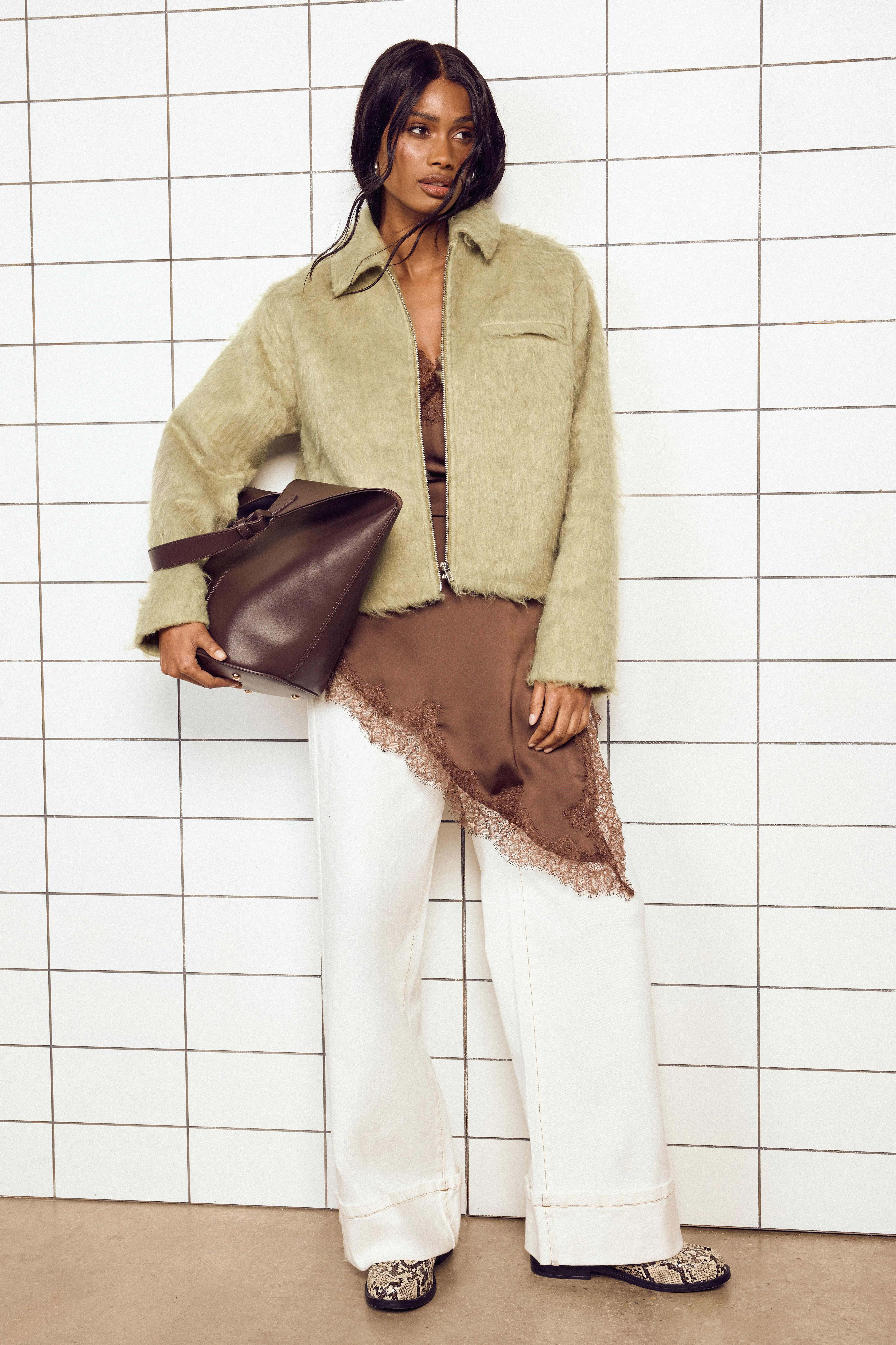 Jeans | Turn Up High Waist Wide Leg Jean | boohoo | Boohoo.com (UK & IE)