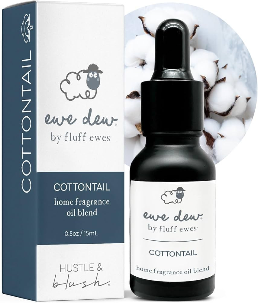 Hustle & Blush Essential Oils Blend for Dryer Balls, 15ml Cottontail, Natural Laundry Fragrance, ... | Amazon (US)