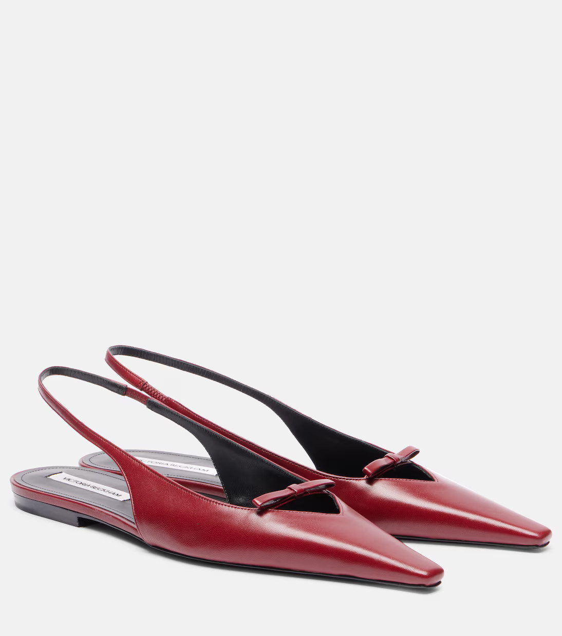 Leather slingback flats | Mytheresa (US/CA)