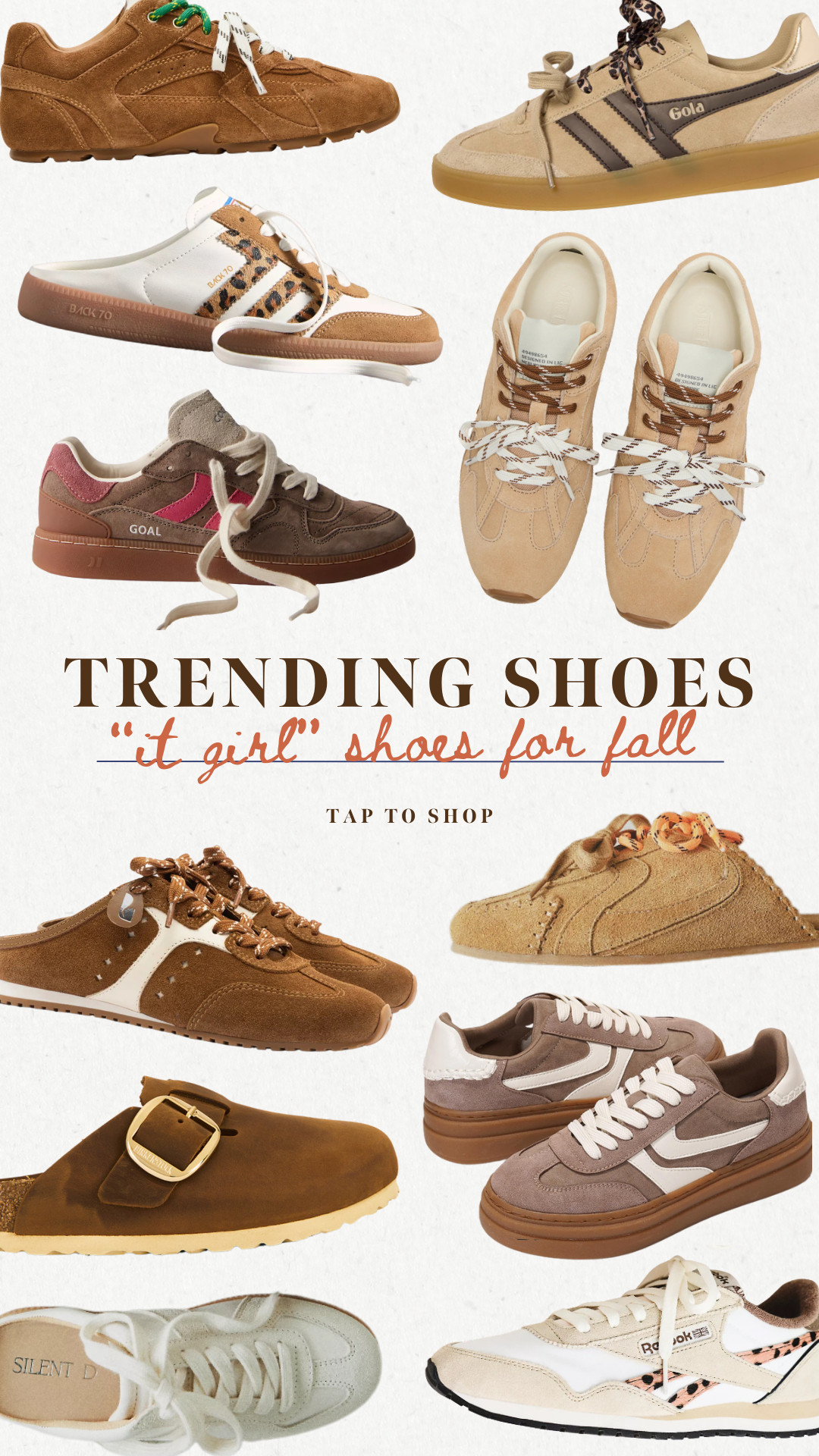 Shoes trending for fall! This fall I'm huge into the tans and browns, suede, a funky sneaker to elevate any look and the slide on mule/sneaker! So many options for cute fall shoes and sneakers which are your favs? 

Fall shoes, slide on sneakers, Back 70 Easter Mule Sneakers, fall sneakers, what shoes to wear for fall, fall outfits  

#LTKShoeCrush #LTKStyleTip #LTKSeasonal