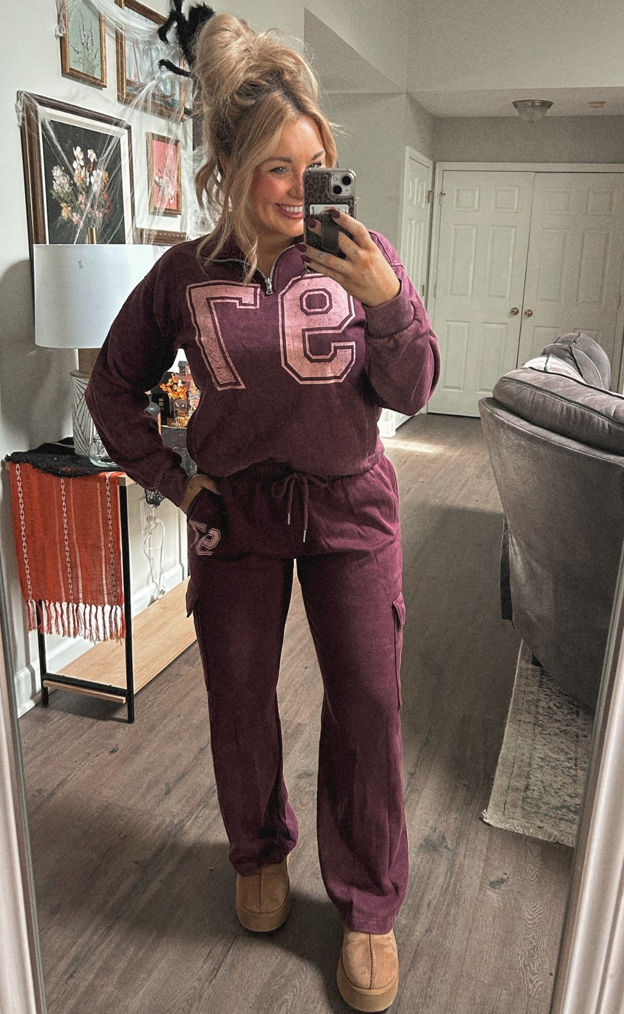 You guys!!! 😍 This Walmart set is soooo cute and comfy!!!! 👏🏼 Love that the pants are cargo style!!! Wearing a size medium and I am 5’4 160lbs! 

#LTKMidsize #LTKStyleTip #LTKSaleAlert