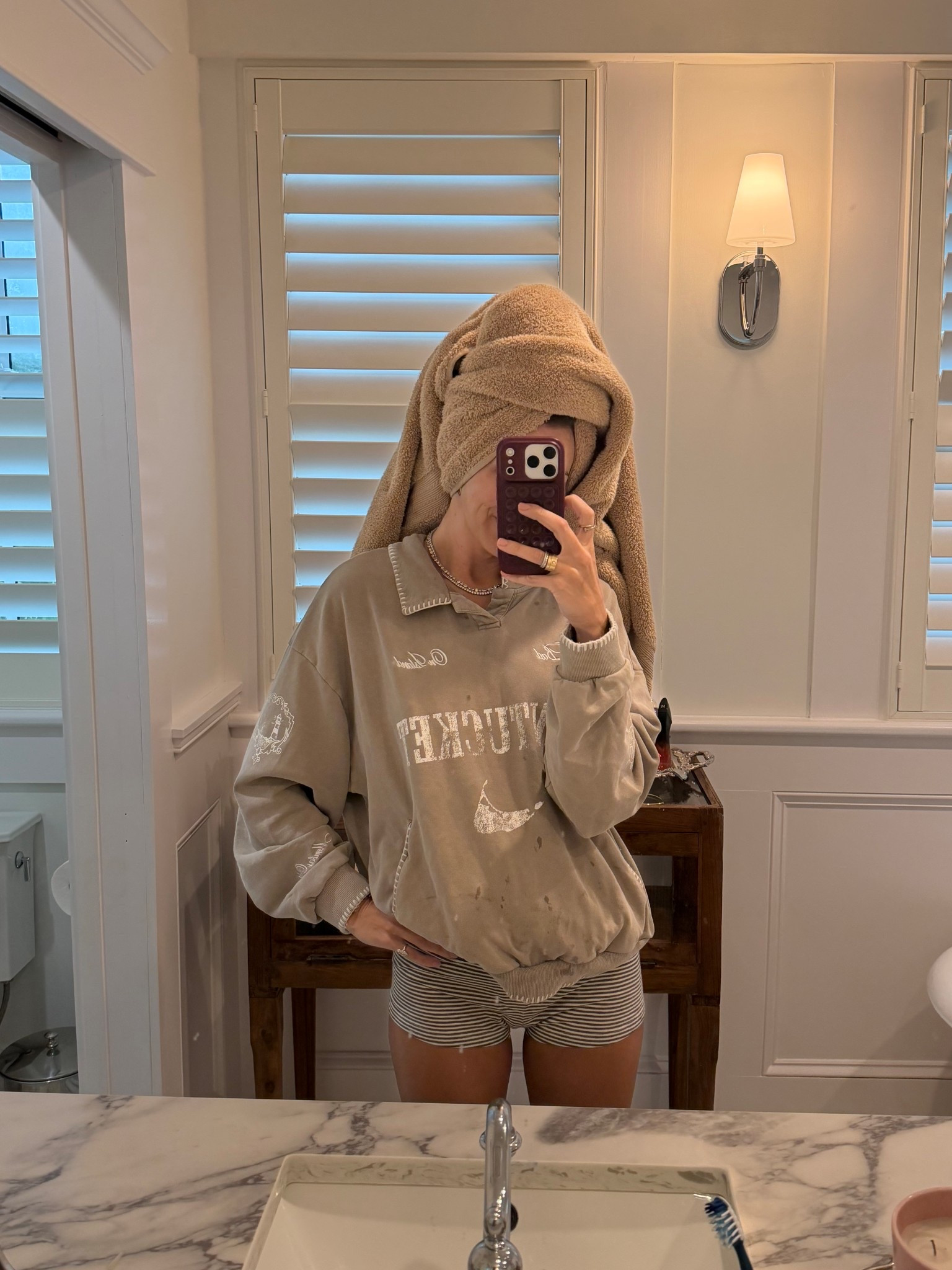 Everything used in the shower 