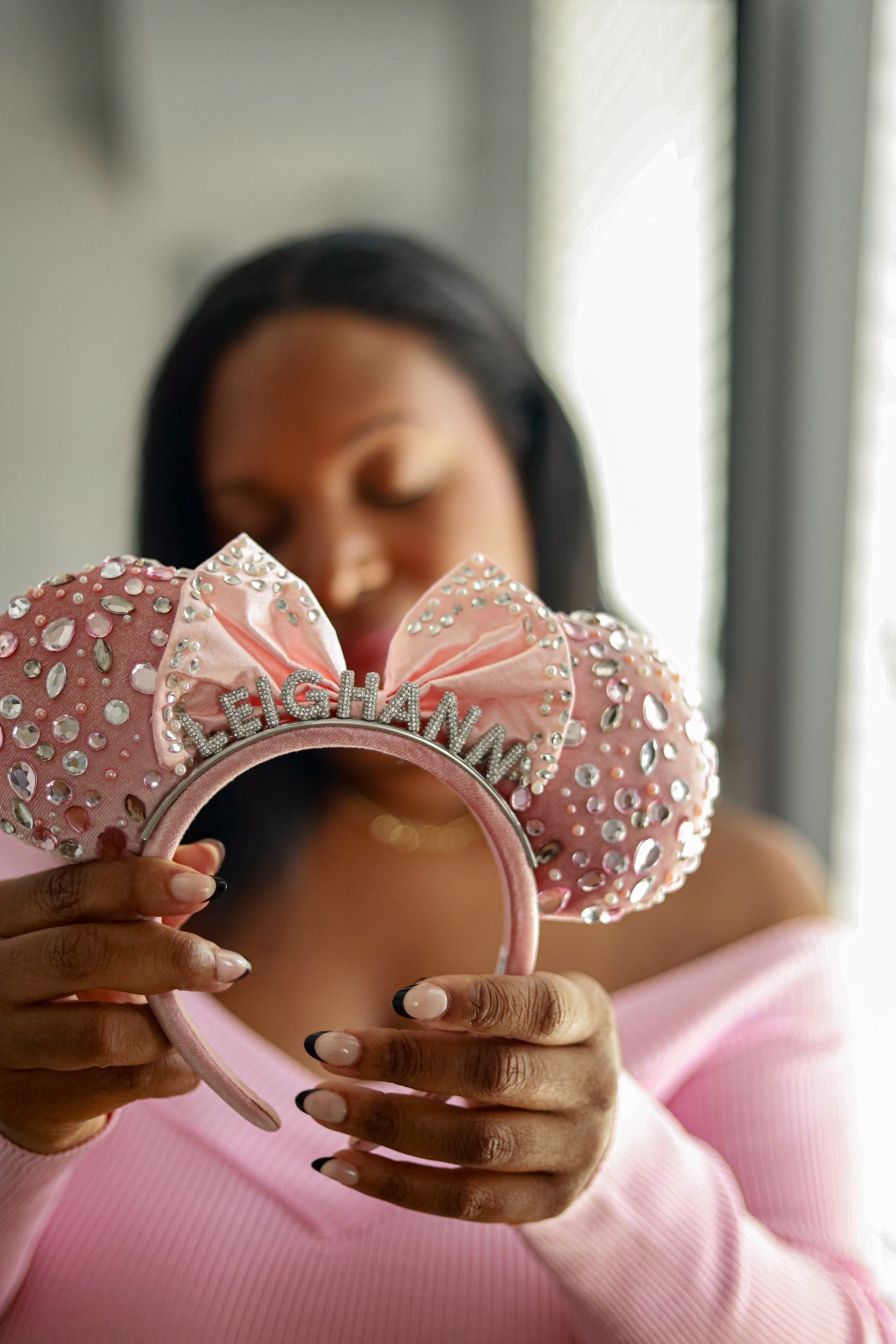 pretty in pink - custom Minnie Mouse ears by BaubleBar - right now all custom items (ears included) are 25% off on the site. Sale ends tomorrow 11/16! 

#LTKCyberWeek #LTKHoliday #LTKGiftGuide