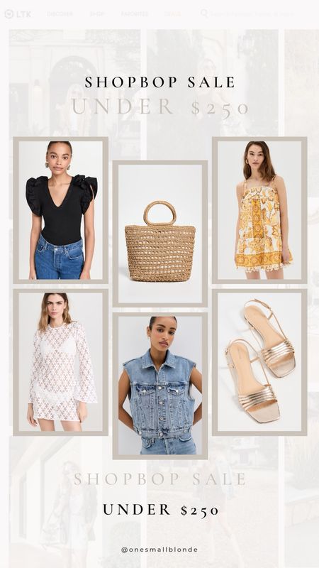 Shopbop sale picks under $250! Use code STYLE 

15% off orders $200+
20% off orders of $500+
25% off orders of $800+

#LTKsalealert #LTKstyletip