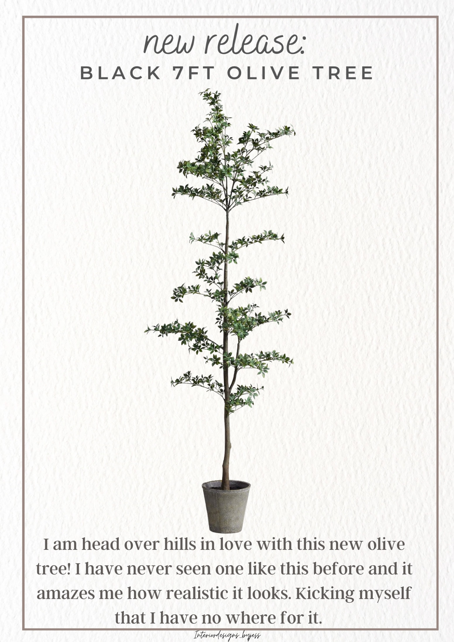 This new black olive tree is so amazing! It is tad over 7 foot tall and looks so realistic. It is is perfect for those corners of your home that need a little something ever. I can always image this in a dining room, living room, or bedroom. 

Pottery barn, pottey barn olive tree, potter barn black olive tree, olive tree, realistic faux tree, faux plants, indoor plants, home decor, living room decor, bedroom decor, dining room decor

#LTKFind #LTKstyletip #LTKhome