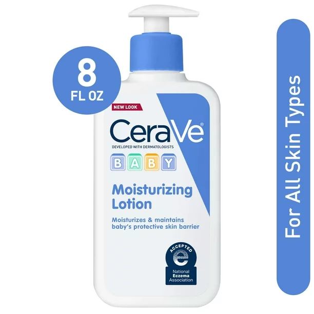 CeraVe Baby Moisturizing Lotion with Vitamin E for Baby Skin, 8 fl oz | Walmart (US)
