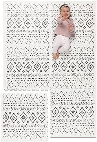 Lillefolk Stylish Baby Play Mat. Soft, Thick, Non-Toxic Foam, Covers 6 ft x 4 ft. Large Infants, Kid | Amazon (US)