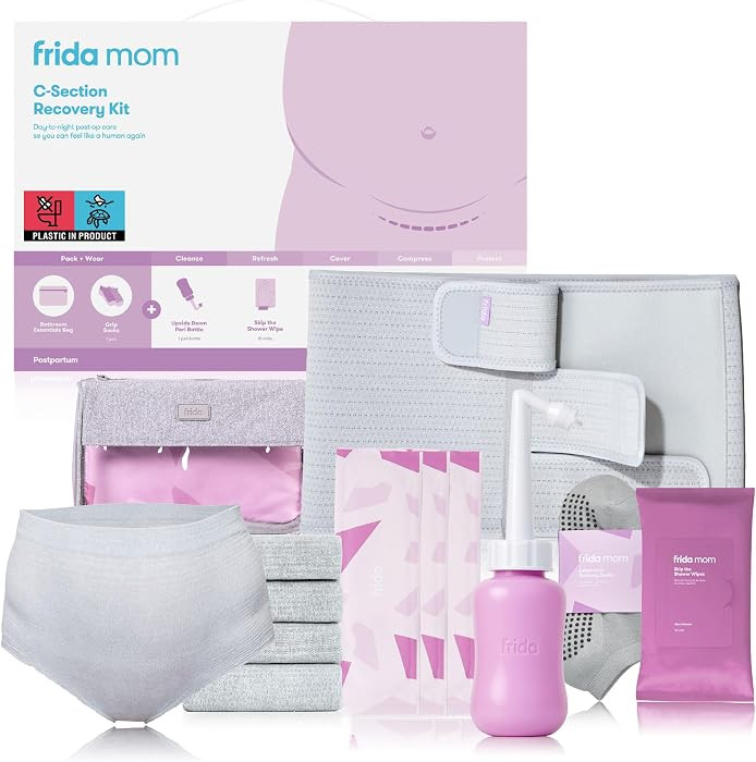 Frida Mom Postpartum Kit for C-Section Recovery with C-Section Belly Band, C-Section Recovery Mus... | Amazon (UK)
