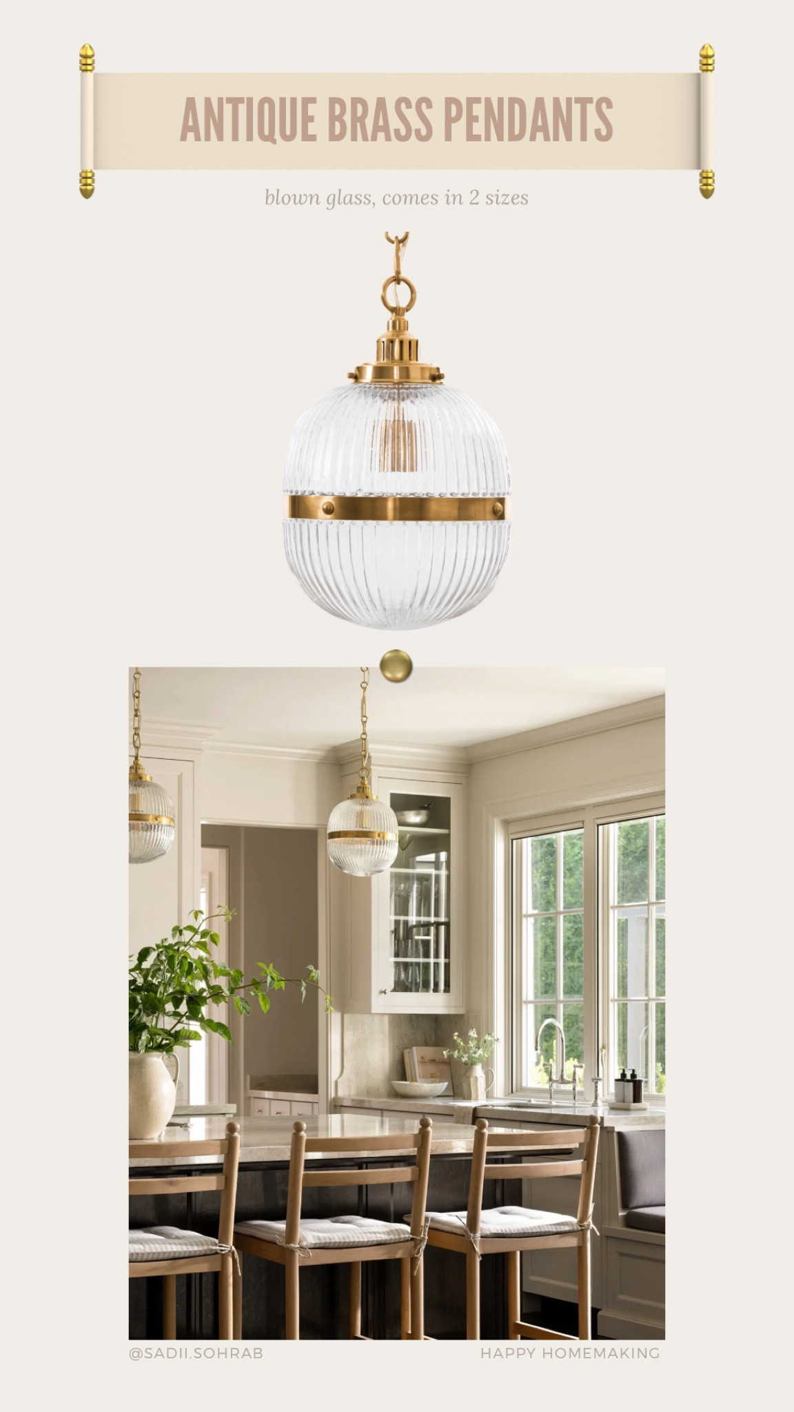 Kitchen island pendants #pendants #lighting #kitchenisland 

#LTKHome #LTKHoliday #LTKStyleTip