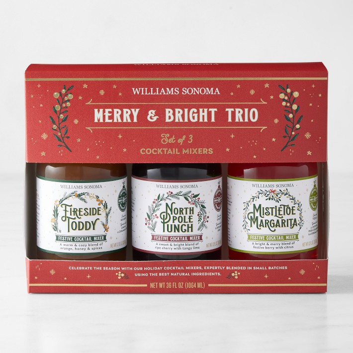 Merry &amp; Bright Cocktail Trio Gift Set | Williams-Sonoma