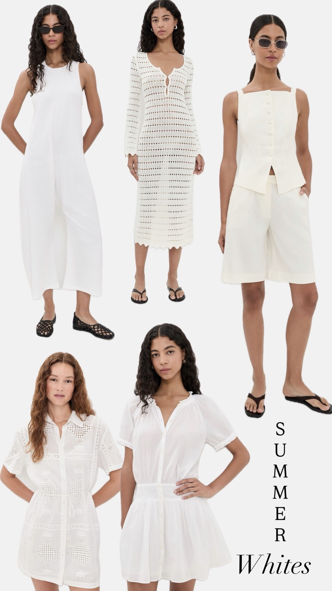 Summer whites — daily edit cover from Found by Em