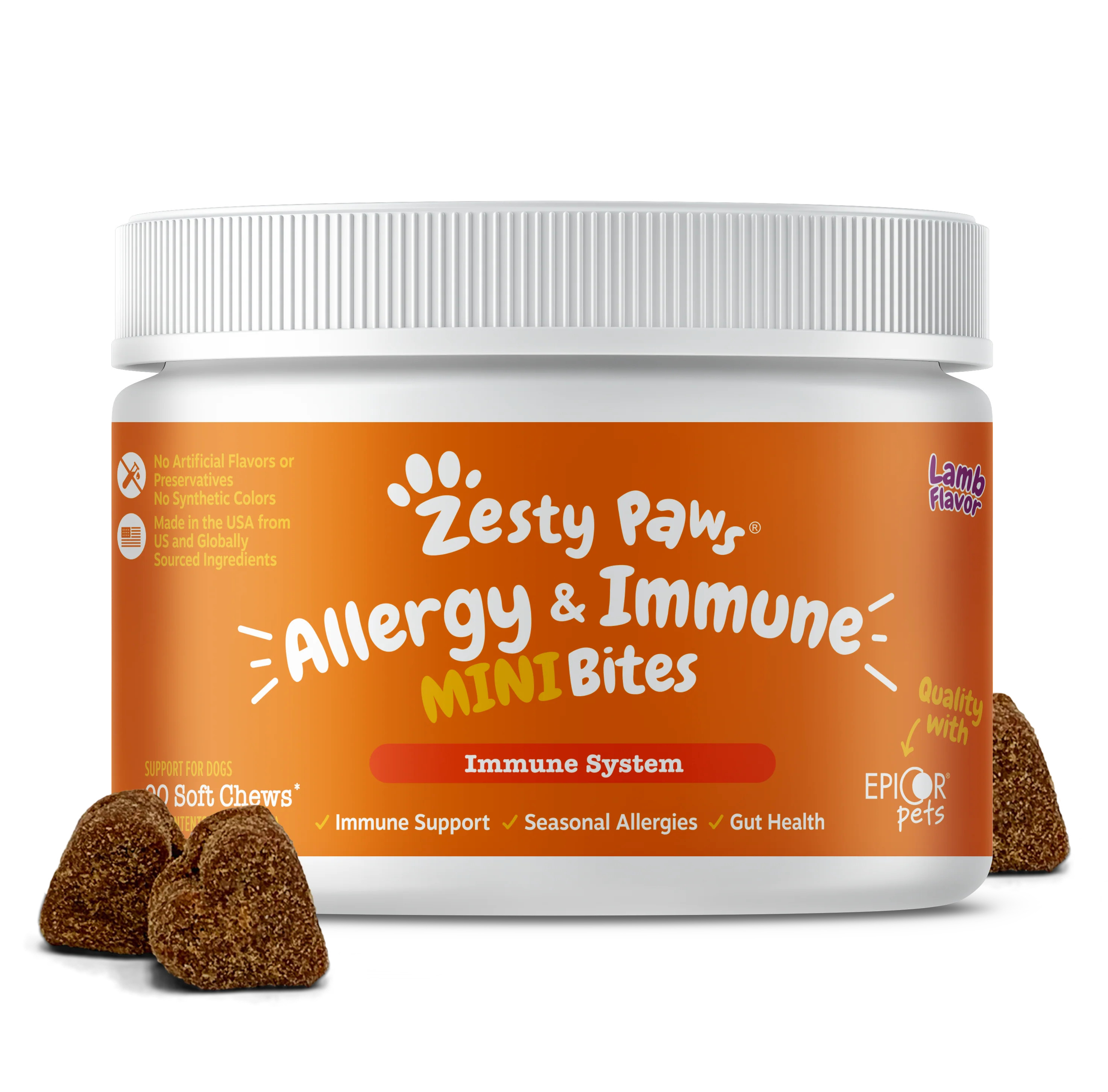 Allergy & Immune Mini Bites for Small Dogs | Zesty Paws