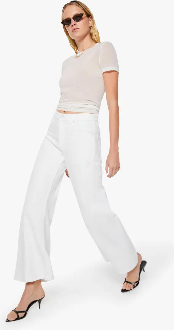 MOTHER Lemon Twist High Waist Wide Leg Jeans | Nordstrom | Nordstrom