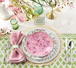 Monique Lhuillier Garden Trellis Salad Plates - Set of 4 | Pottery Barn (US)