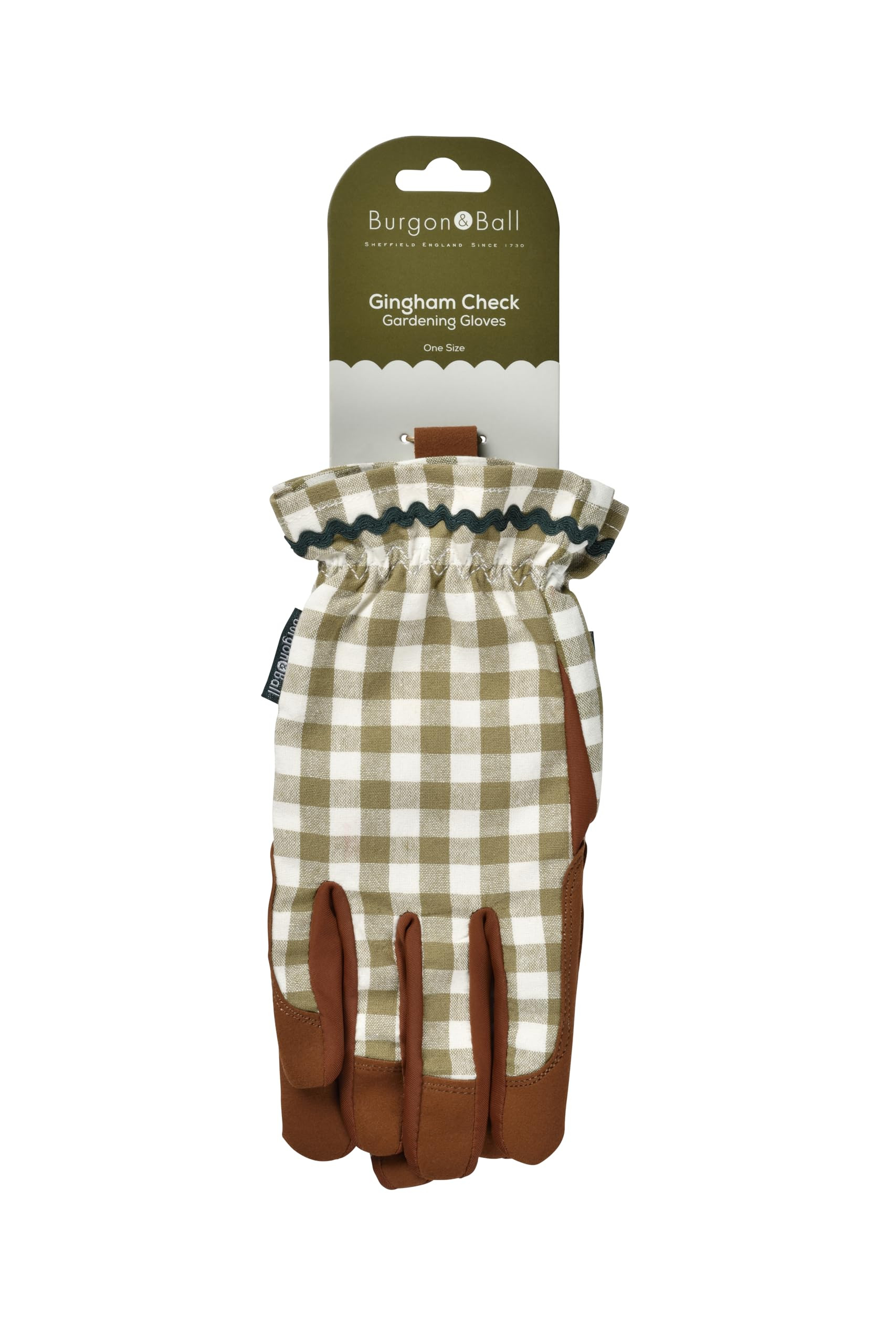 Burgon & Ball Colour Collection Gloves - Olive Check | Amazon (UK)