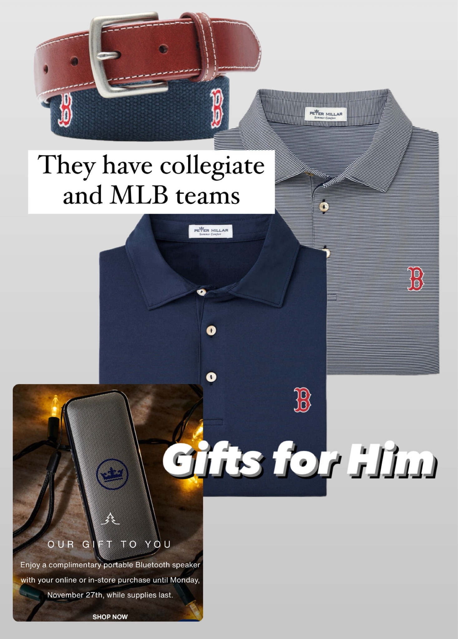 Gift idea for your sons husbands and dads. This is a great brand. A bit of a splurge but my kids can buy their own polos from old navy. I can treat for this  

#LTKHoliday #LTKGiftGuide #LTKmens