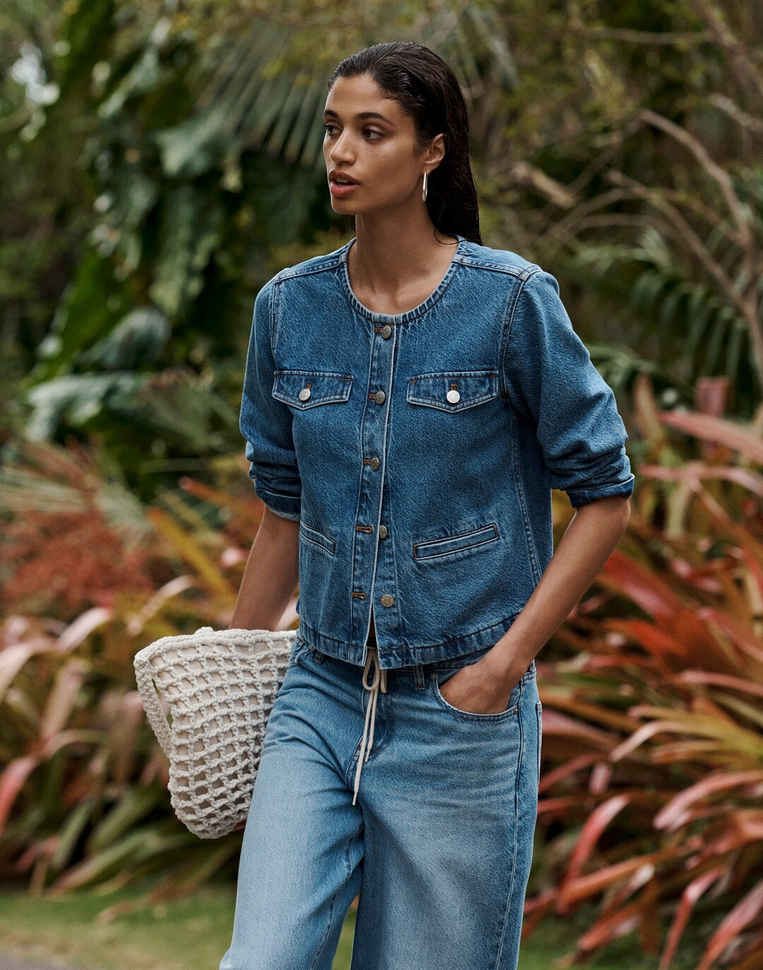 The Crocheted Shoulder Bag | Madewell