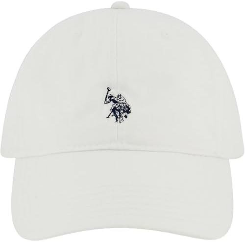U.S. Polo Assn. Baseball Cap, 100% Cotton Adjustable Dad Hat with Small Pony Logo | Amazon (US)