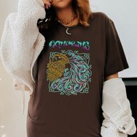 Zodiac Aquarius Vintage Tee, Celestial Aqua Shirt Trendy Oversized Astrology T Shirt, Birthday Gift For | Etsy (US)