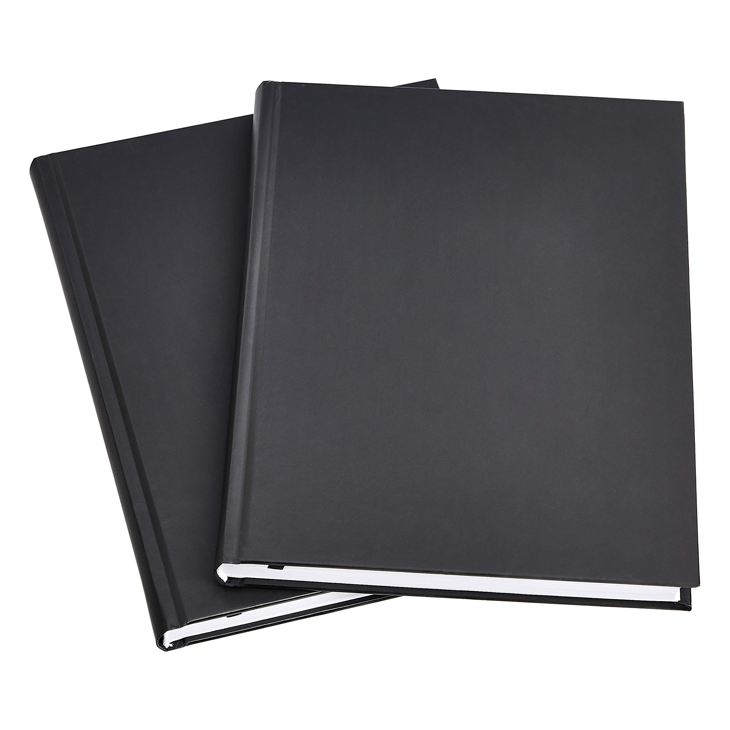 Amazon Basics Professional Journal, 10.5X7.5 inches, Black, 2-Pack | Amazon (US)