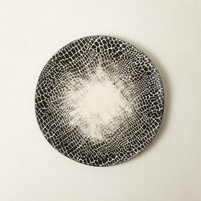 Draco Modern Black and White Appetizer Plate + Reviews | CB2 | CB2