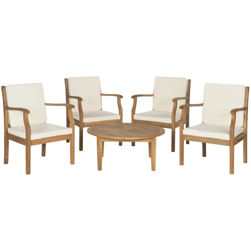 Kamyri 4 - Person Outdoor Seating Group with Cushions | Wayfair North America