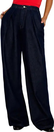 Good American High Waist Pleated Wide Legs | Nordstromrack | Nordstrom Rack