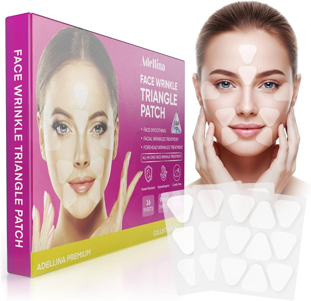 New Anti Facial Wrinkle Patches: Anti Wrinkle Patches Overnight - Smile Line Pathces - Facial Wri... | Amazon (US)
