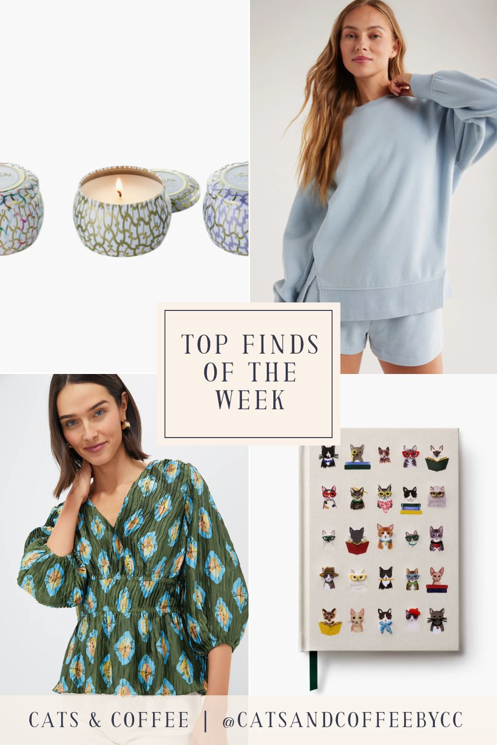 Four Top Finds of the Week: beautifully scented candles currently on sale at Nordstrom to gift or treat yourself, my favorite Rifle Paper Co. print is now available as an embroidered journal, a cozy fleece pullover also on sale at Nordstrom, and a pretty green textured top from Tuckernuck!
 

 #LTKHome #LTKSaleAlert #LTKPetite