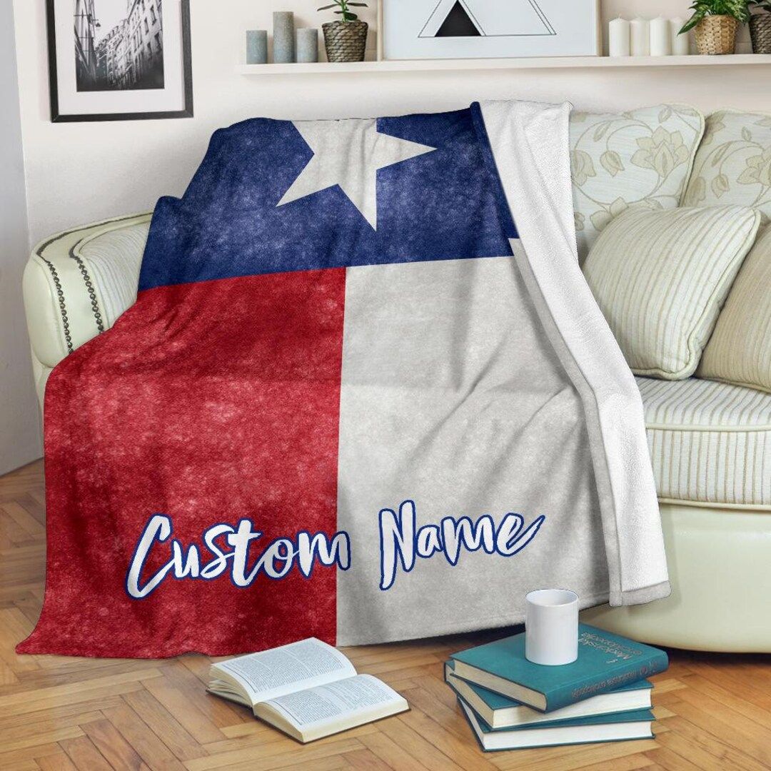 Texas Flag Blanket Texas Throw Blanket Texas Fleece - Etsy | Etsy (US)