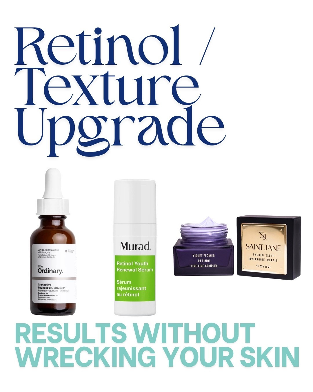 Gentle retinol formulas that smooth texture and fine lines without irritation.


#LTKFindsUnder50 #LTKFindsUnder100 #LTKBeauty