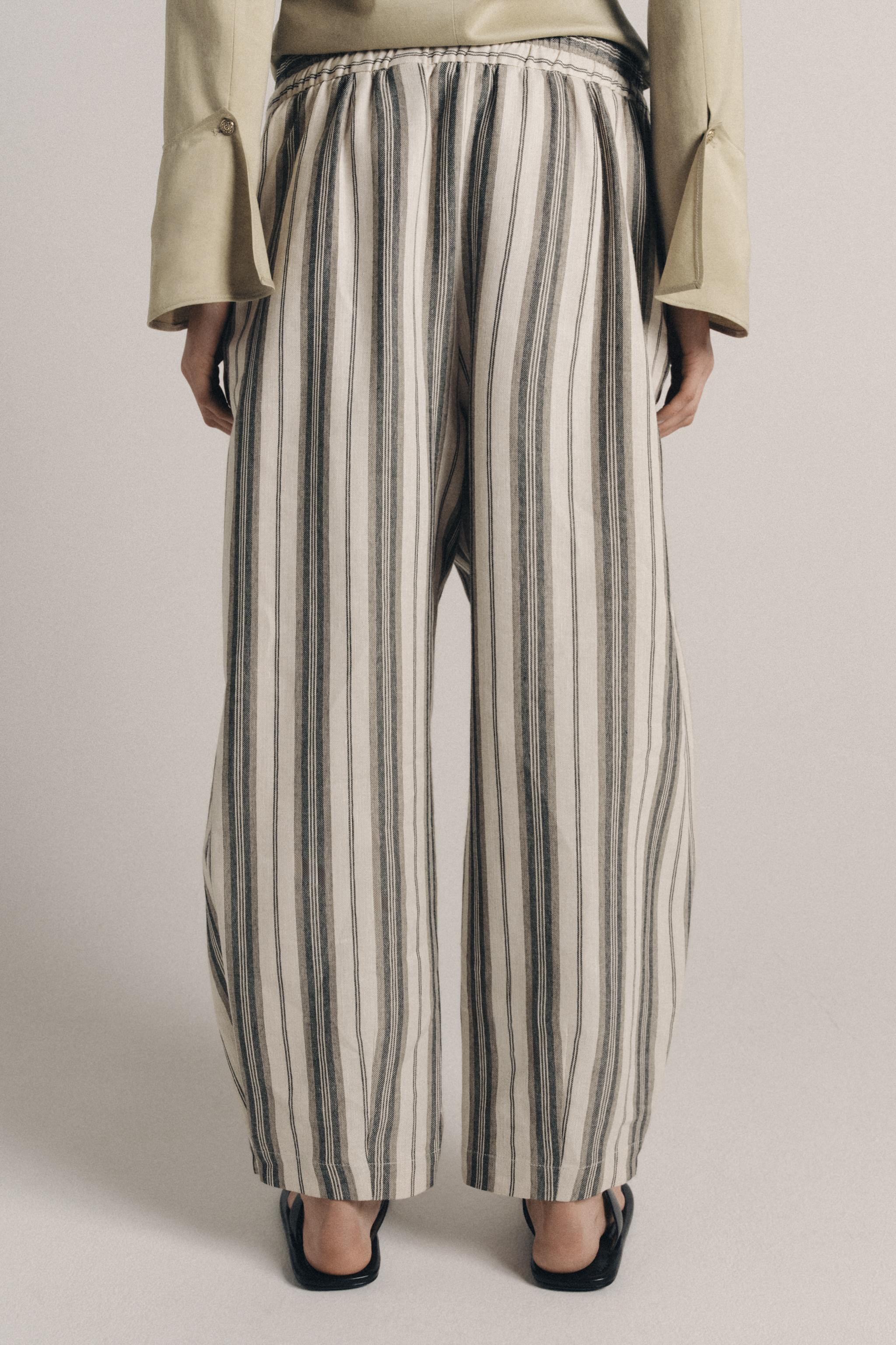 ZW COLLECTION STRIPED PAJAMA PANTS | Zara US