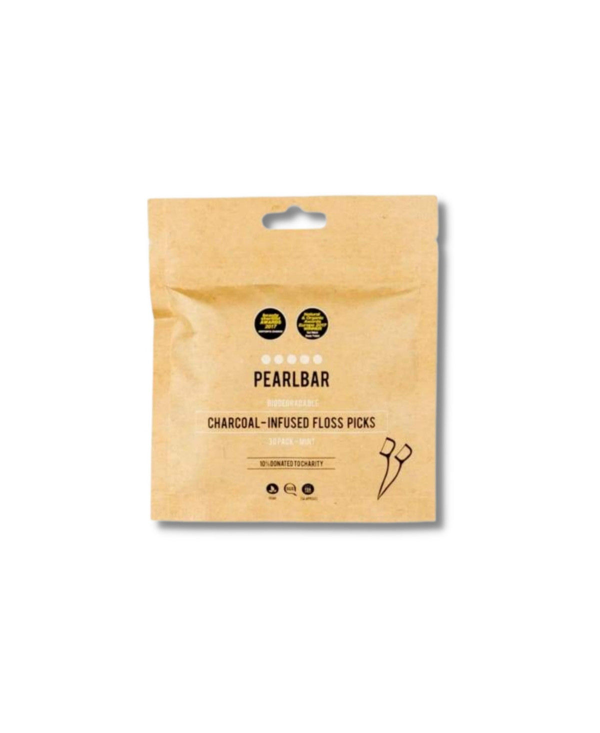 Eco-Friendly Charcoal Infused Dental Flossers, Pack of 30 | Macys (US)