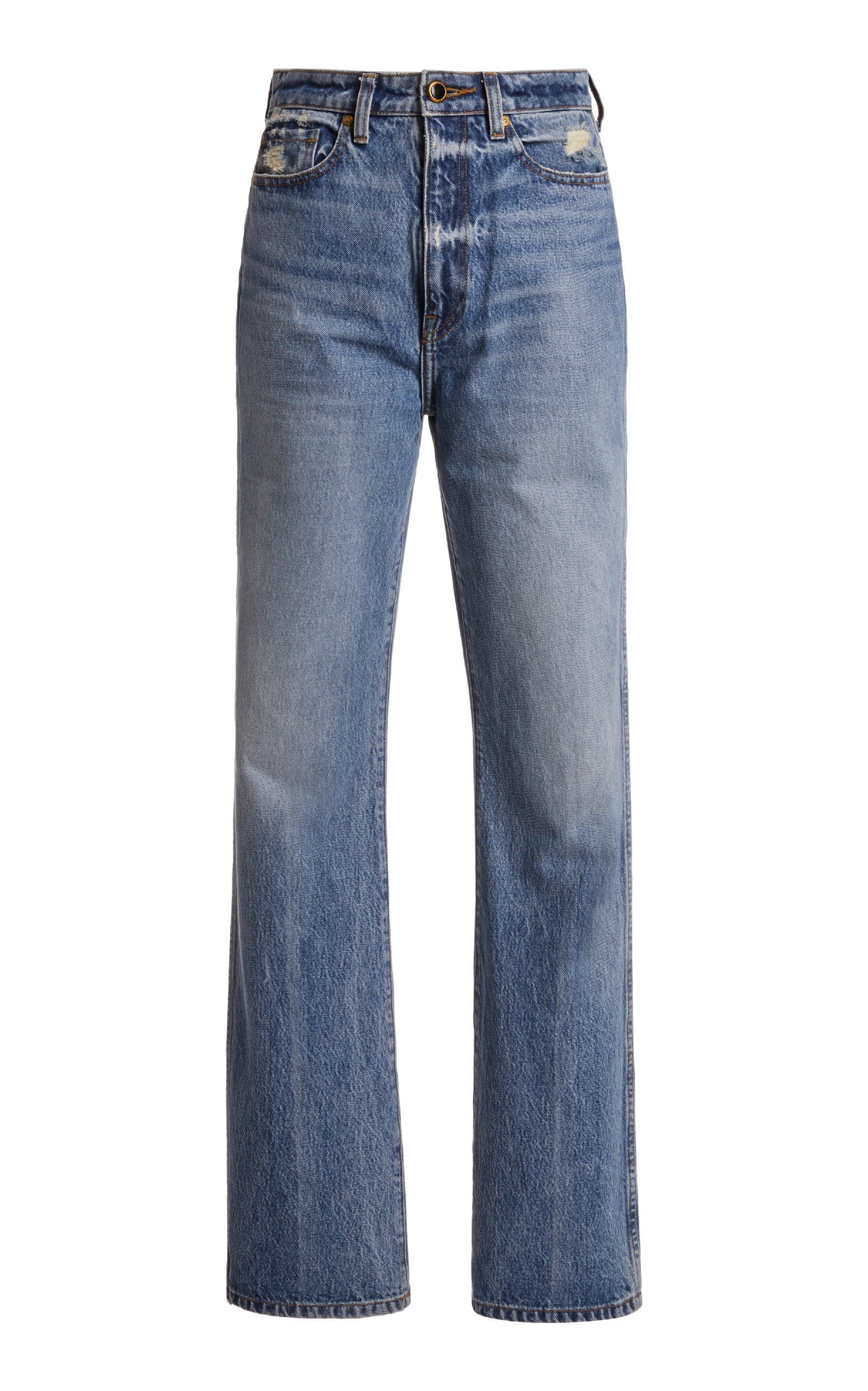 Danielle Rigid High-Rise Slim-Leg Jeans | Moda Operandi (Global)