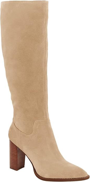 Juliet Holy Womens Chunky Heel Knee High Boots Pointed Toe Side Zipper Comfort Block Heeled Dress... | Amazon (US)